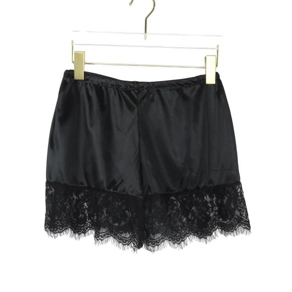 Zaful Black Lace Satin Cami & Shorts Set Lingerie Sexy Cami Matching Set Small - Picture 7 of 11